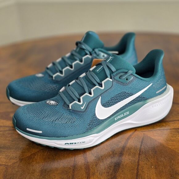 Nike Zoom Pegasus 41 NFL Philadelphia Eagles Team Issued PE Men's 9 FZ5083-300 - Picture 2 of 15